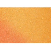 Фоаміран із глітером Флексика, 1.8 мм, Помаранчевий неон, 20x30 см, 10 аркушів в упаковці