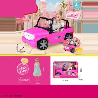 Транспорт для ляльок музика світло колеса крутяться з лялькою 558E