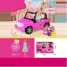 Транспорт для ляльок батар. світло, звук, колеса крутяться, з лялькою кор. 32*18*20 /24-2/