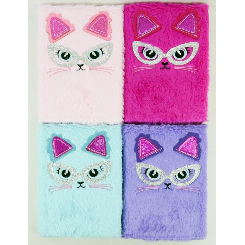 Блокнот пухнастий Кішки, А5, 80 аркушів, клітинка, 80 г/м² (В асортименті)