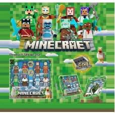 Набір героїв 8 фігурок, висота 4см, рухливі кінцівки, голова та ноги від’єднуються, зброя, 8 елементів конструктора, в кор. /192-2/