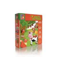 Міні-розвивашка асоціації У лісі та на фермі (українською)