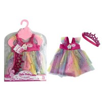 Одяг для ляльки сукня та пов'язочка BLC101H