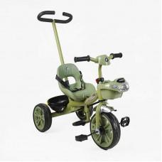 Велосипед 3-х колісний "Best Trike" колеса EVA переднє 10’’, заднє 8’’, сталева рама, УКР. ОЗВУЧУВАННЯ, батьківська ручка, в кор./ 1/