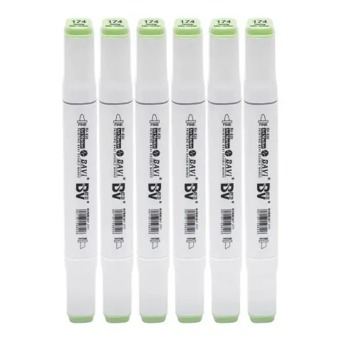 Скетч-маркер двосторонній №174, на спиртовій основі, 10 шт.