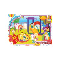 Пазли Вчимося з задоволенням Ігровий майданчик, 35 елементів