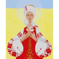 Набір для розпису по номерах Мати Україна, 40x50 см, КНО4910