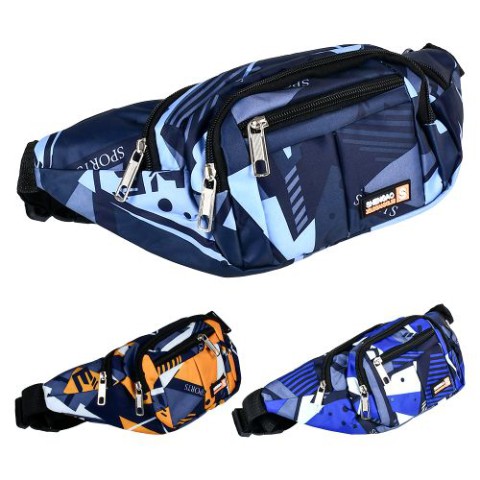 Сумка-бананка 34×13 см R98885 (В асортименті)