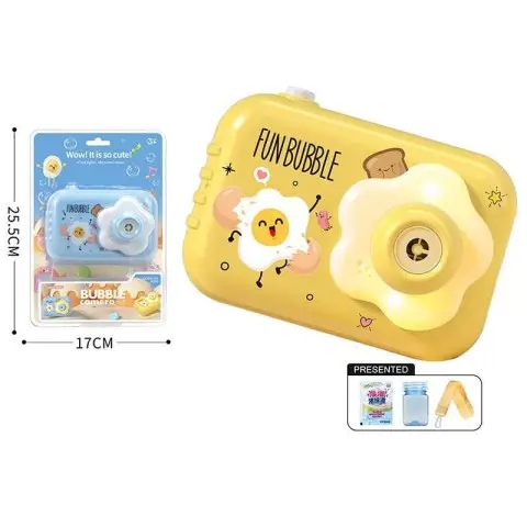 Установка мильних бульбашок Камера, музика, світло (В асортименті) 2209