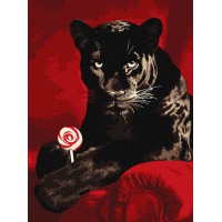 Набір для розпису по номерах Солодкий погляд, Ideyka, 30x40 см, КНО6727