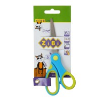 Ножиці дитячі, 152 мм, із гнучким гумовим кільцем та гумовими вставками, синій