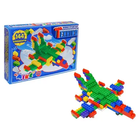 Конструктор дитячий Promtex Мікс-Техніка дрібні деталі 144 елементи 4042