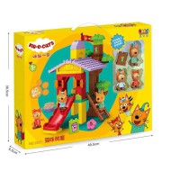 Конструктор дитячий, 60 деталей, 4 фігурки героїв, рухомі елементи, 2021