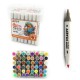 Набір акрилових скетчмаркерів двосторонніх Aodemei, 48 шт., 6141-48M