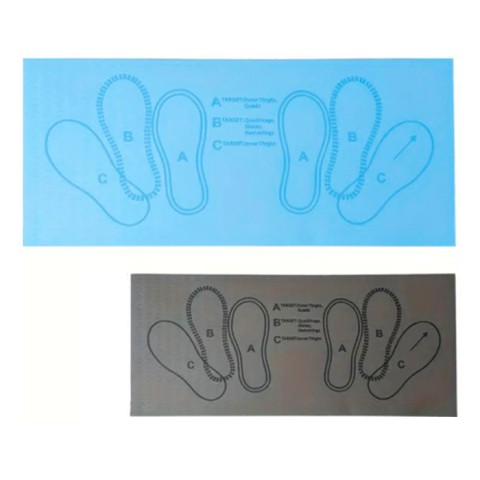 Йогамат для фітнесу/присідань, антиковзкий, TPE, 35x79 см, товщина 6 мм, 35x8x8 см