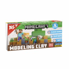 Пластилін Yes, 6 кол., 120г "Minecraft"