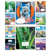 Зошити учнівські 18 аркушів клітинка 20 штук в упаковці ТЕ41201