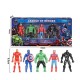 Набір героїв, 5 фігурок, висота 9.5 см
