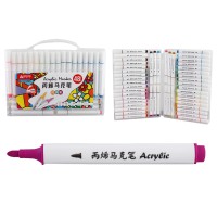 Набір скетчмаркерів акрилових Aodemei, 48 кольорів, пластиковий бокс, 6128-48M