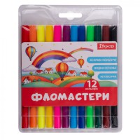 Фломастери 1 Вересня Classic, 12 кольорів