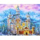 Алмазна мозаїка на підрамнику Казковий будинок 40×50 см 70593_BGLE