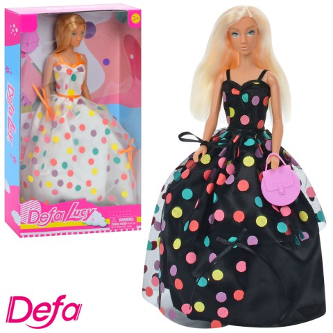 Лялька DEFA 29 см сумка (в асортименті) 8452
