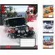 Зошити учнівські 18 аркушів клітинка. 1В The offroader, 25 шт. в упаковці