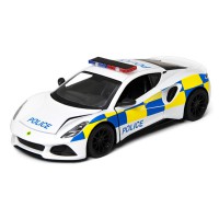 Металева інерційна легкова модель Lotus Emira Police 5", відкриваються двері
