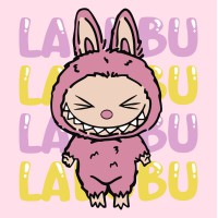 Набір для розпису по номерах для дітей 5+ Вона лабубу, Ideyka, 25x25 см, КНО1286