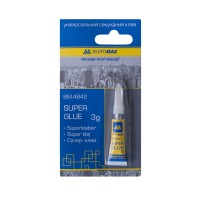 Супер-клей, 3 г, 4 шт. в упаковці