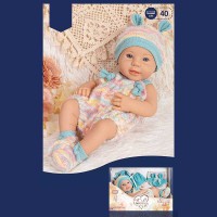 Пупс 40 см в’язаний знімний одяг змінний одяг 8812-5