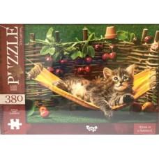 Пазли 380 ел. с.5 №8 "Kitten in a hammock" С500-05-08