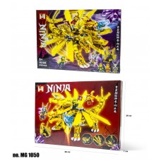 Конструктор NINJAGO MG1050 (612+ ДЕТАЛЕЙ) 50*36*7см //