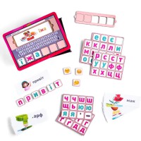 Планшет для дівчаток Збери слово за картинкою Ubee ПСД199-УКР