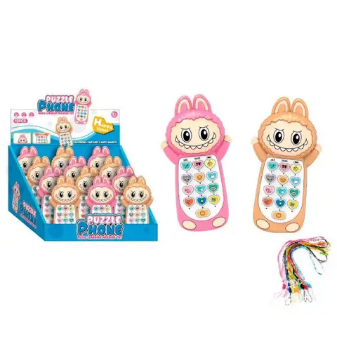 Телефон мобільний LBB музика звук англ світло шнурок (в асортименті) 868-7