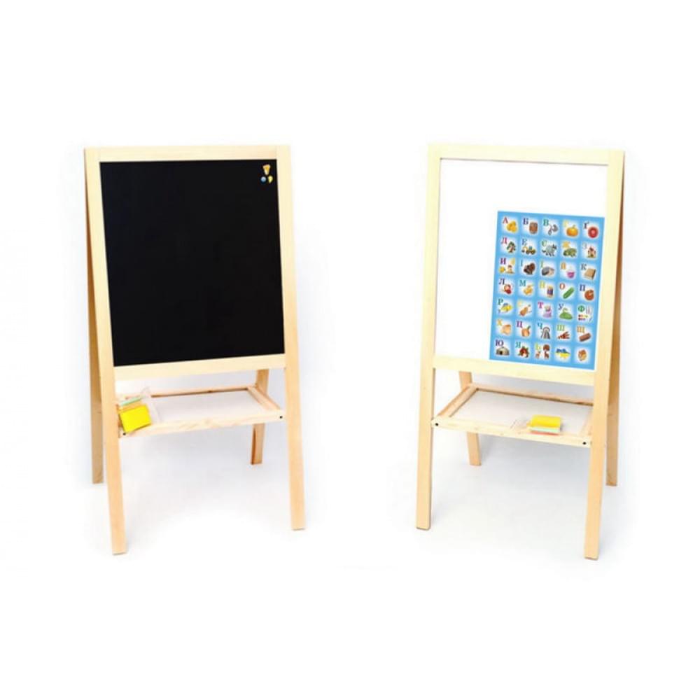 Мольберт шкільний, магнітний з абеткою