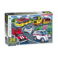 Гра-пазл Машини помічники 24 елементи ТМ Енергія+ 88359