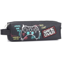 Пенал м’який без наповнення Black, 21x4.5x6 см, KJ3273