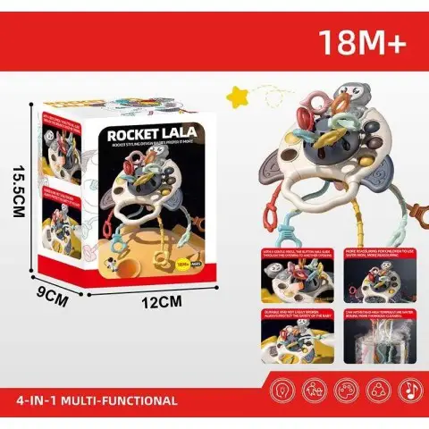 Брязкальце пальчикові ігри поп-іт гумові прорізувачі ручка YD750-24