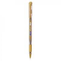 Ручка кулькова/масляна Glycer, золото, 0.7 мм, LINC, 12 шт.