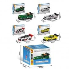 Конструктор “”Перегоновий автомобіль” /12/48/4шт в кор. 199 дет. 25*19*6 см