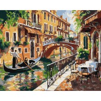 Набір для розпису по номерах Венеційський спокій, 40x50 см