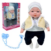 Пупс м'яконабивний Чудо Малюк 32 см музика PL-524-103
