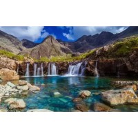 Алмазна мозаїка Водоспад в горах 30×40 см 60790