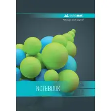 Тетрадь для заметок BUROMAX, А4, 80 листов, клетка, спираль, BM.24452101-06