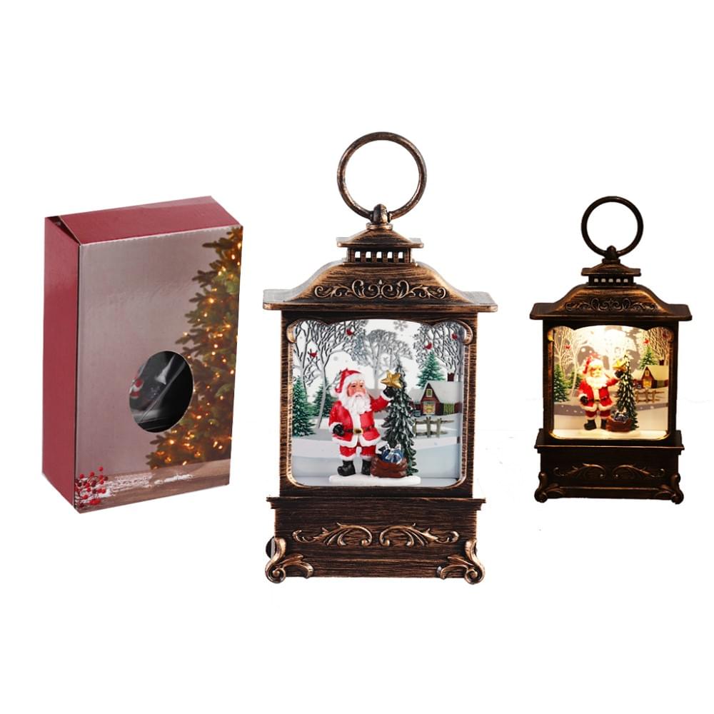 Ліхтар декор.новорічний світящ.LED "3D-Д.Мороз" 13*8*3,2см (1*144)