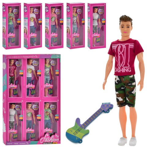 Лялька хлопчик 30 см гітара (в асортименті) SH186B-2