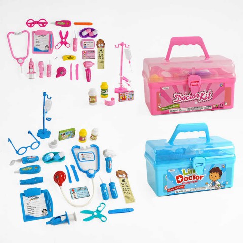 Набір лікаря у валізі, 7613-3, 13x25.5x13.5 см (В асортименті)