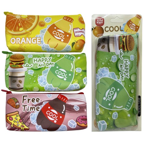 Пенал-косметичка Фастфуд, 8x36 см (В асортименті)