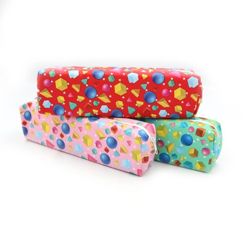 Пенал Геометрія, 19x5x3.5 см, 0879P (В асортименті)